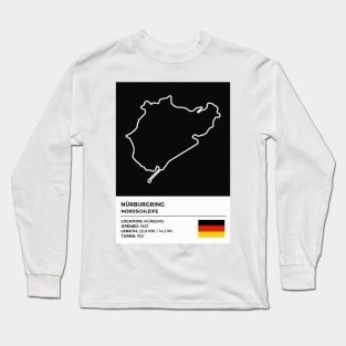 Nürburgring - Nordschleife [info] Long Sleeve T-Shirt